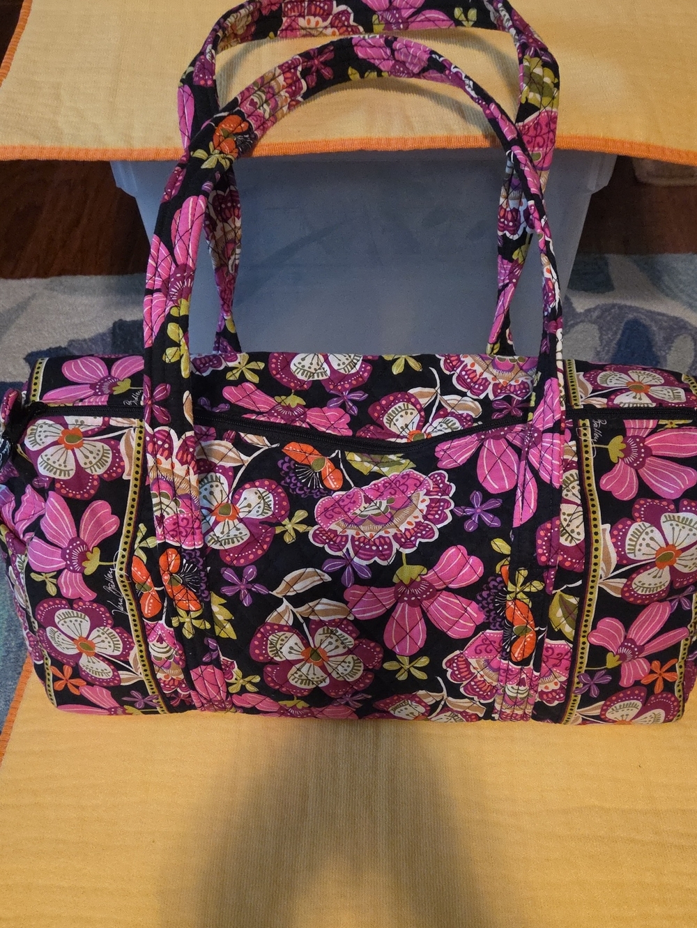 Vera Bradley Pirouette Pink Small Duffel Bag